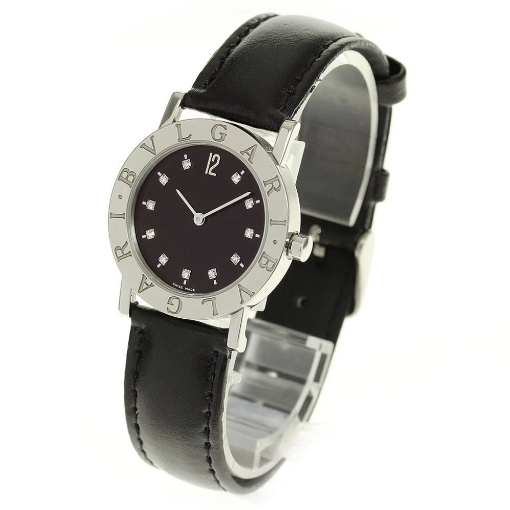 BVLGARI BVLGARIBVLGARI BB30SLD Date black Dial Quartz Boy's Watch_809408